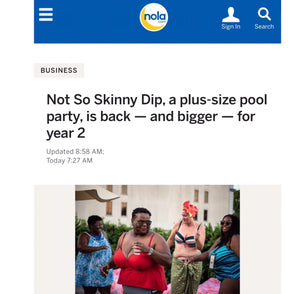nola.com - Not So Skinny Dip, a plus-size pool party, is back — and bigger — for year 2