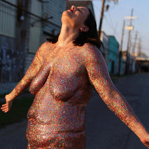 That one time I covered my body in glitter and twirled down Montegut Street.